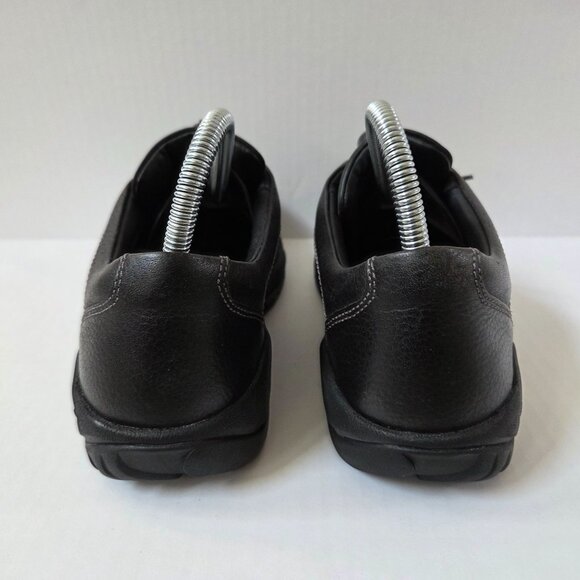 Keen Shoes Womens 10 W Wide Black Leather Presidio Low Hiking Trail Boots - Picture 8 of 11